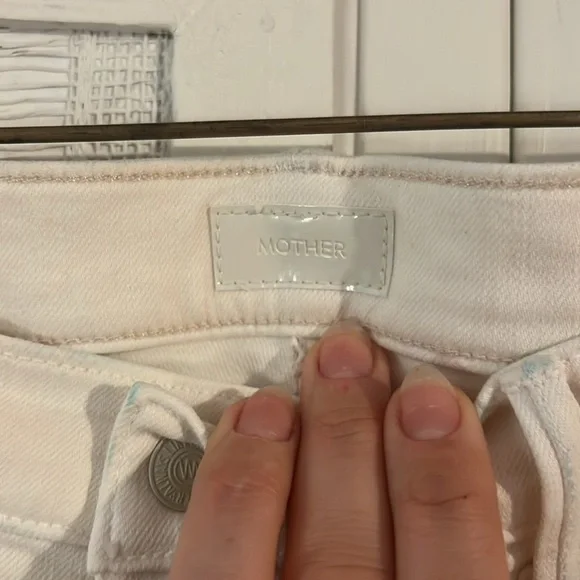 Mother The Twister Skimp Wash: Cream Puffs 228$ size 32 l mother jeans flare - Picture 8 of 12